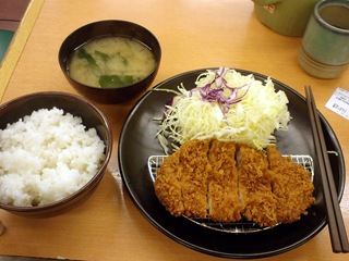 ロースカツ定食